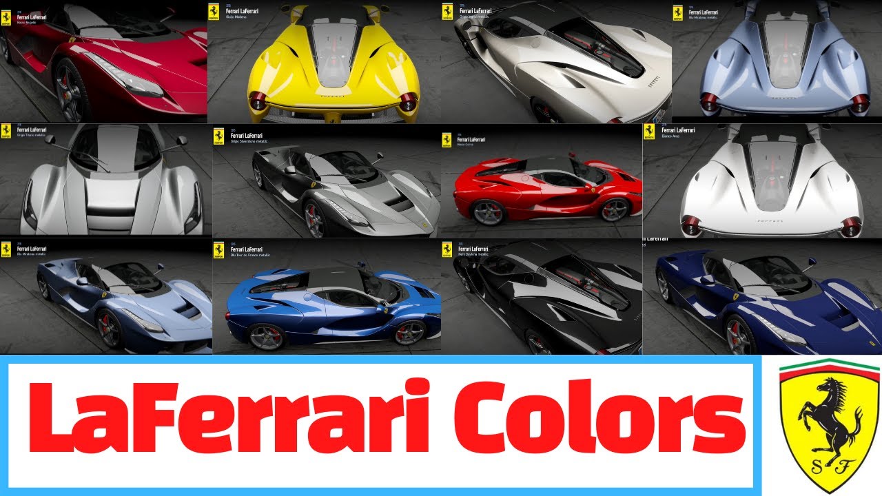 What is the best color for LaFerrari?- 라페라리에게 제일 어울리는 색은 어떤 색일까?