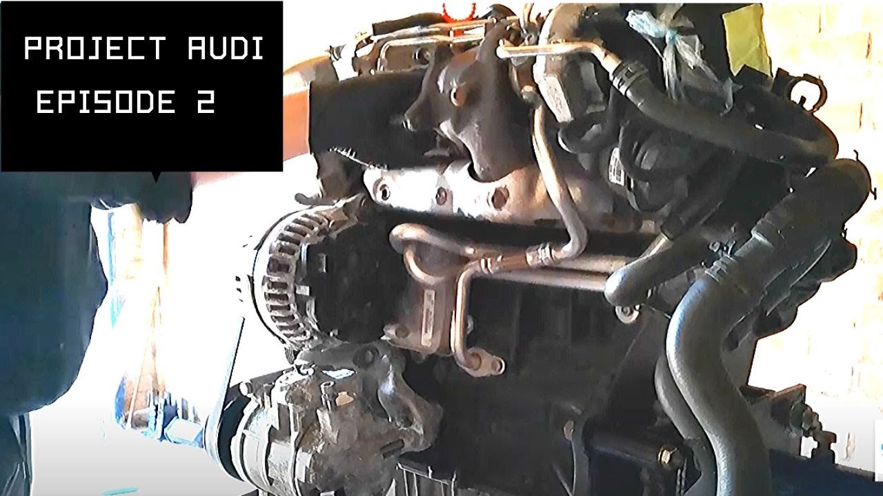 Wrecked Audi A3 8p S-line restoration - Episode 2 ( Engine Stripdown )