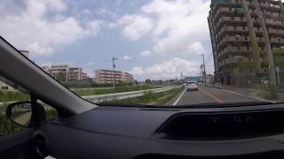福岡市西区　十郎川団地通り、fukuoka.gyurukawadanchiTHE streetドライブ
