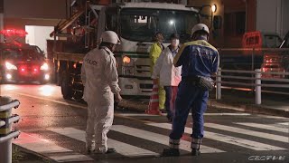 車同士の衝突事故で会社員が重傷　相手の運転者は逃走　名古屋・中村区