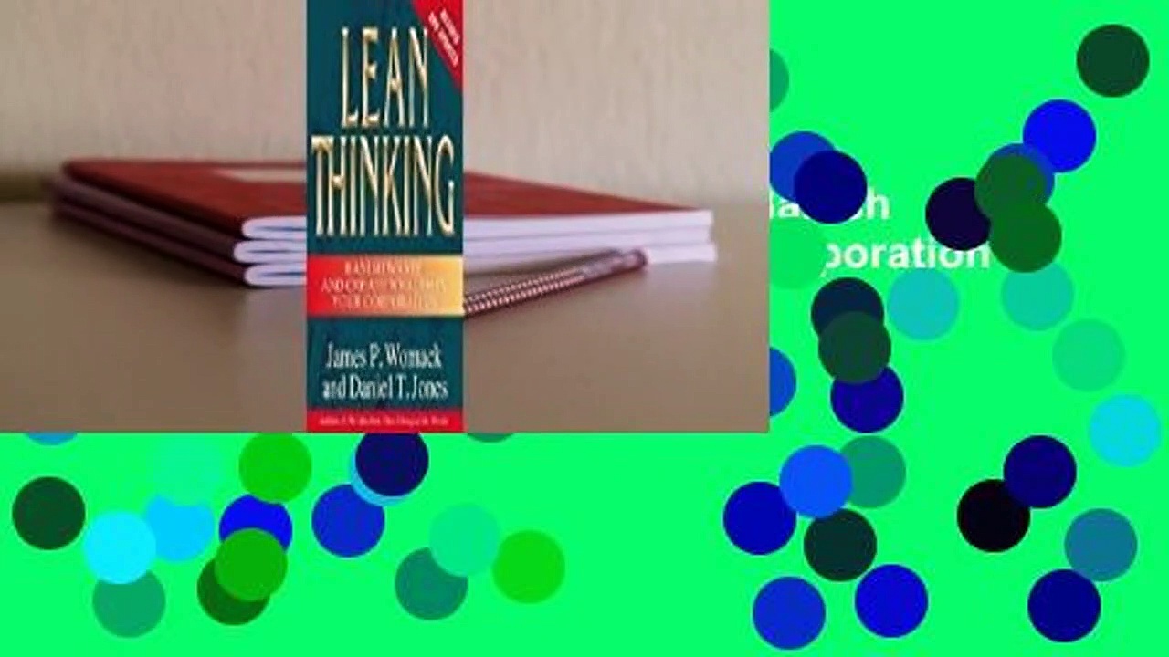About For Books  Lean Thinking: Banish Waste and Create Wealth in Your Corporation  For Free