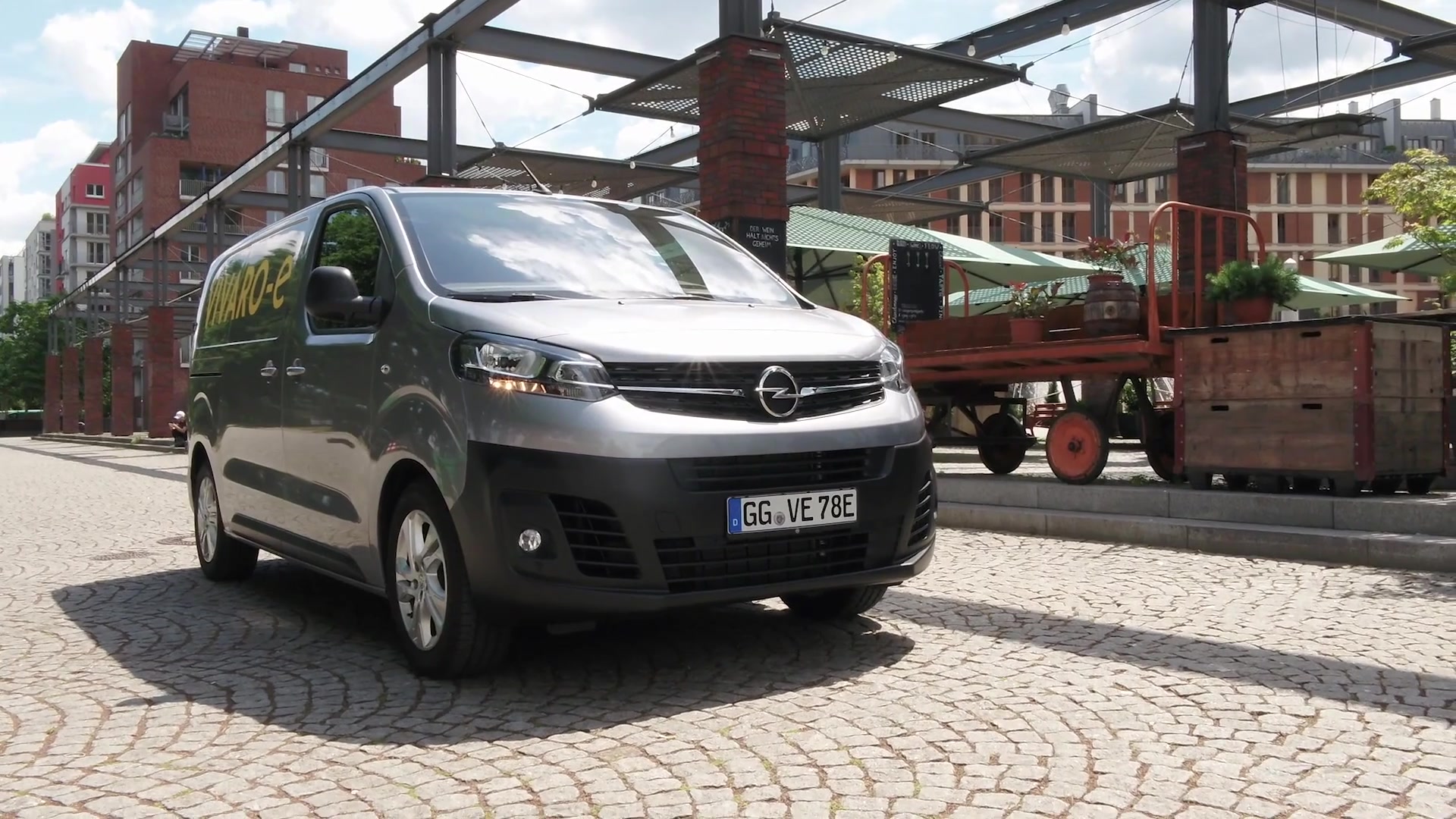 The new Opel Vivaro-e Van Loading capacity