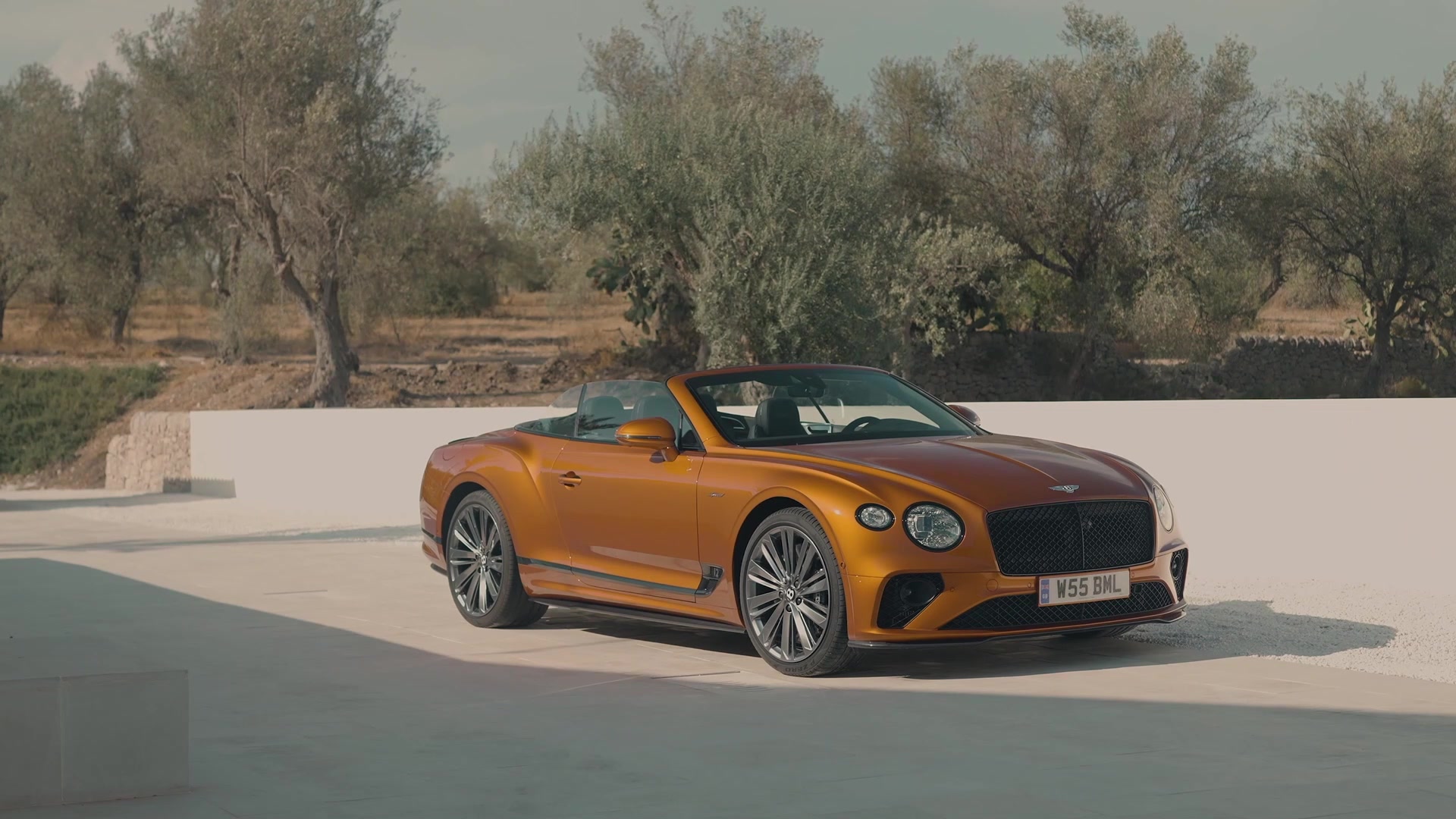 Bentley GT Speed Orange Flame Design preview