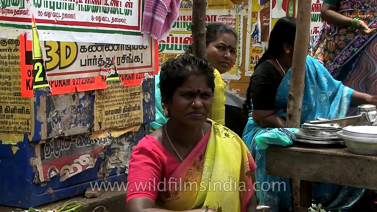Fruit vendor in Chennai