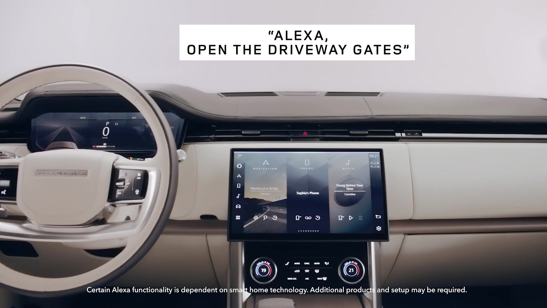 Alexa and Land Rover film
