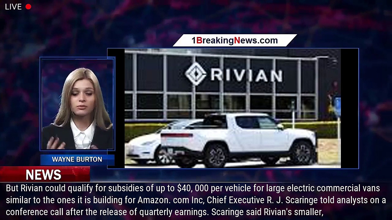 EV maker Rivian says its current models will not qualify for tax breaks - 1breakingnews.com