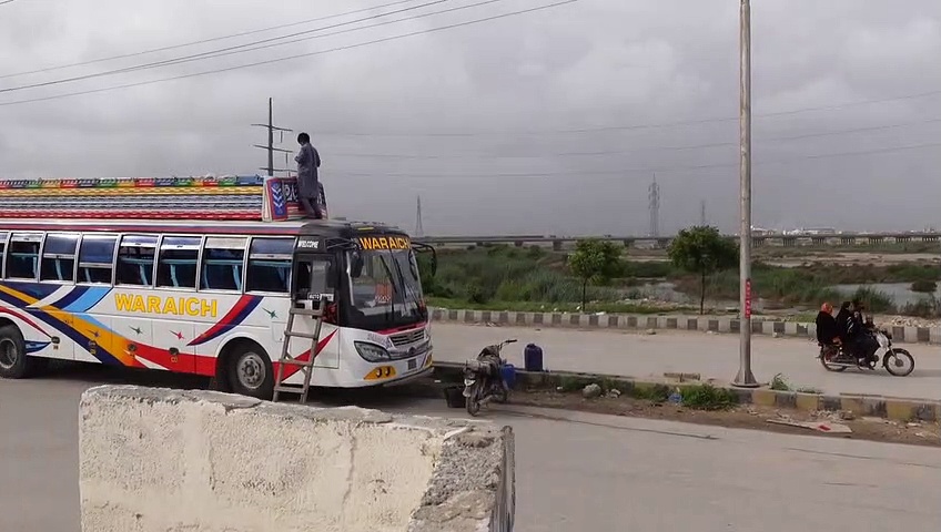 Karachi Pakistan Abandoned Roads - Korangi Walking Tour, City Walking, Karachi, Pakistan