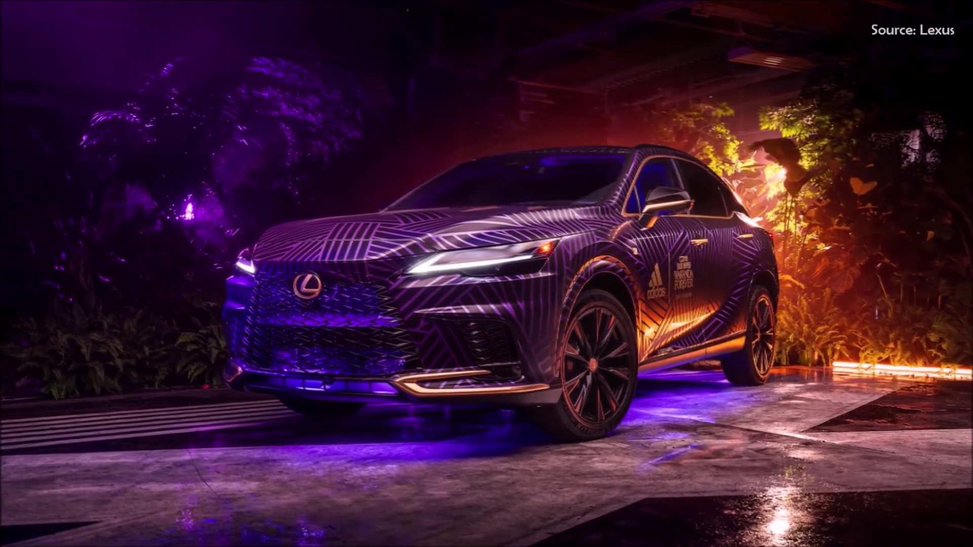 2023 Lexus RX 500h F SPORT Developed with Adidas “Black Panther: Wakanda Forever”
