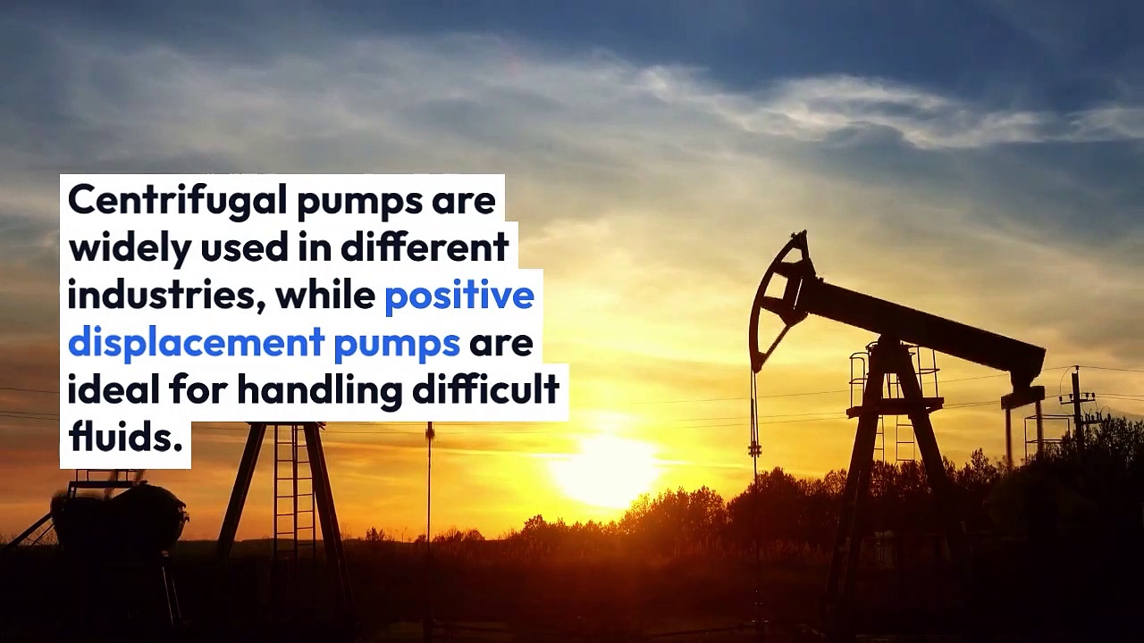 The Difference Between Centrifugal Pumps & Positive Displacement Pumps