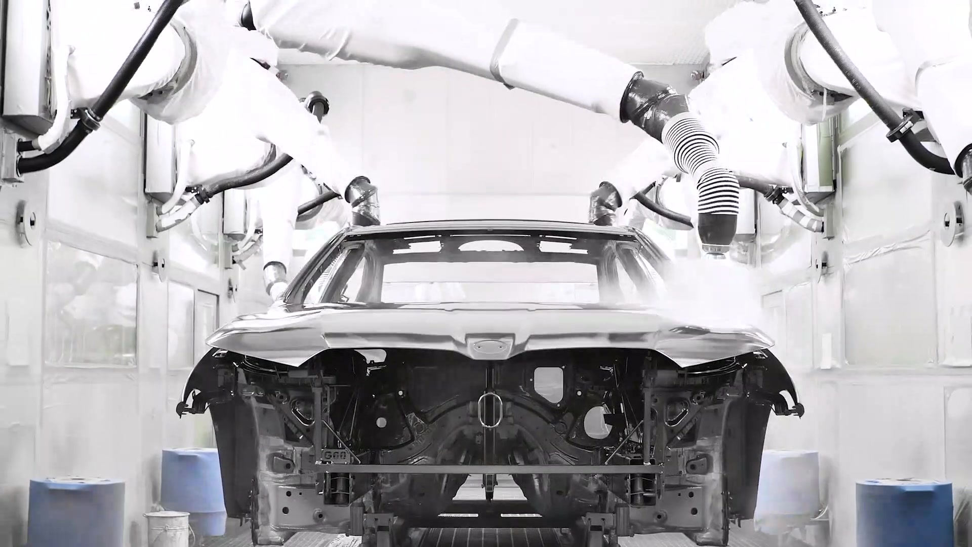 Production of the BMW 5 Series at BMW Group Plant Dingolfing – Paint Shop