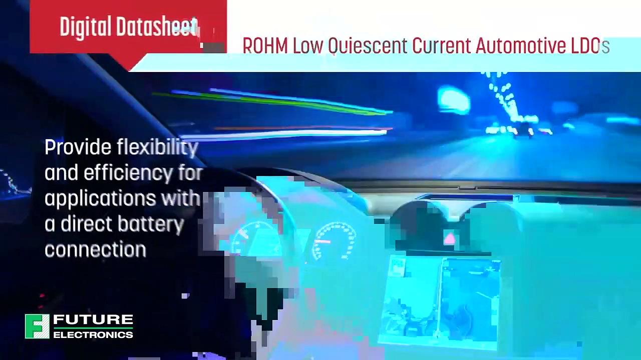 ROHM’s Low Quiescent Current Automotive LDOs