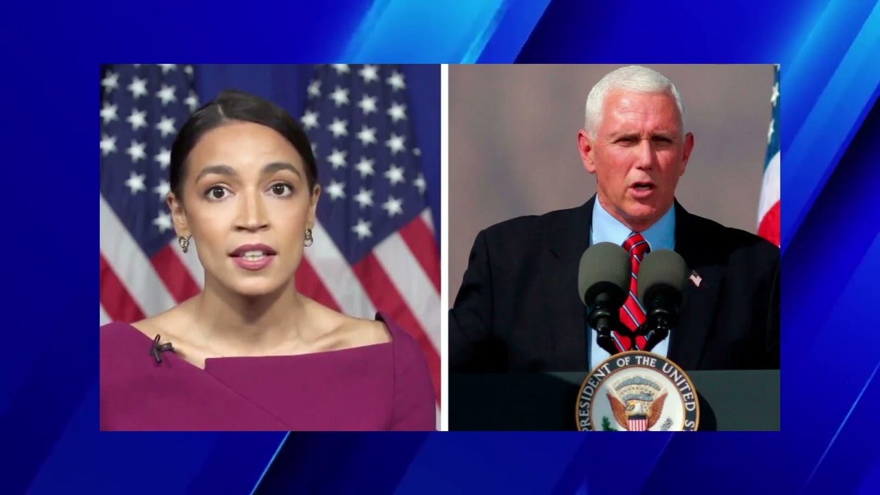 AOC Dunks on Pence For Announcing Plan to ‘Repeal the Green New Deal’