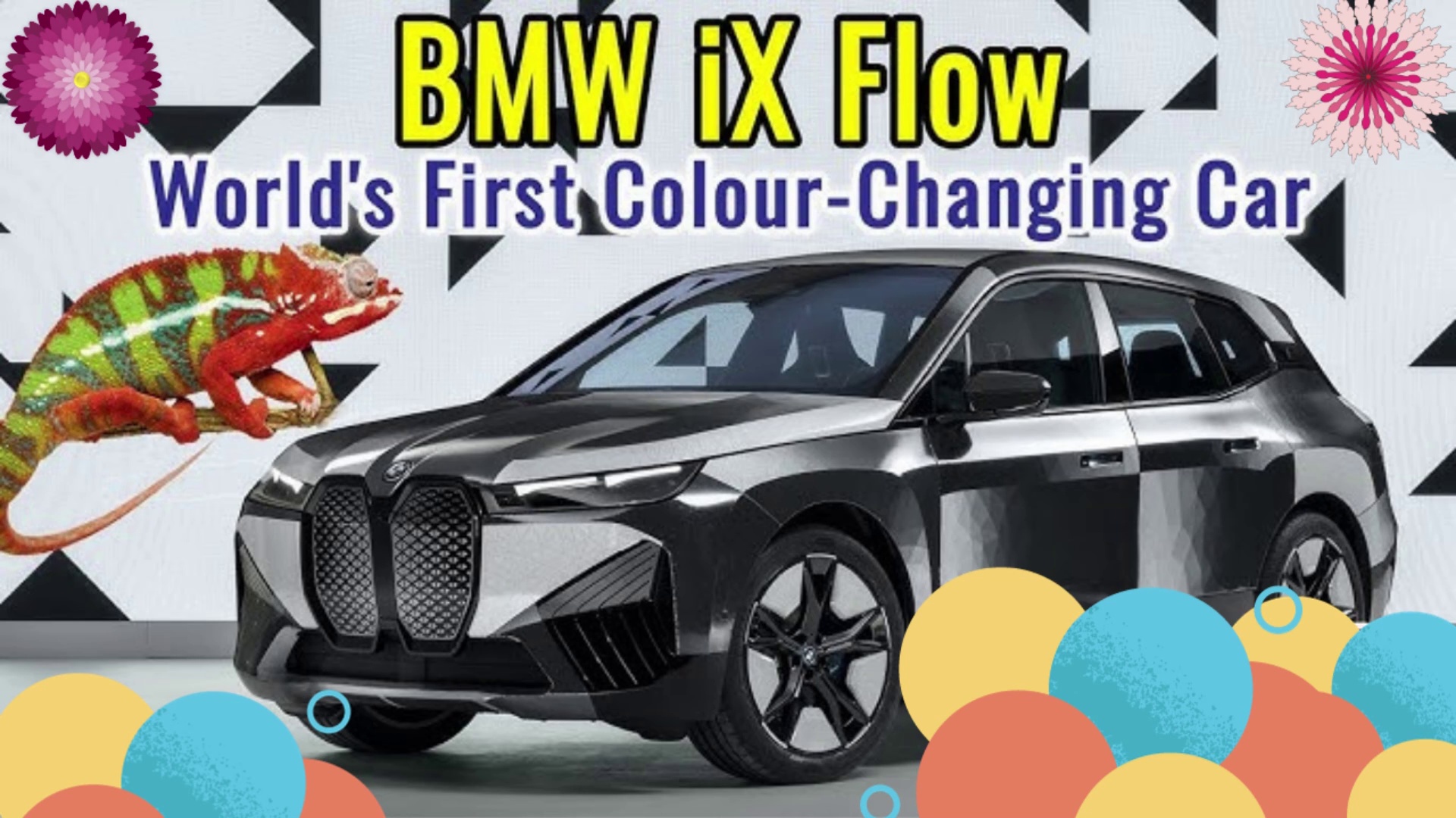 BMW iX Flow : World’s First Color-Changing Car