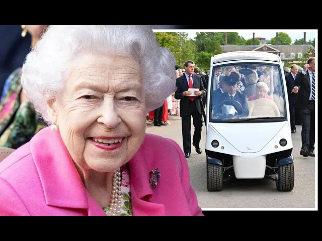 ‘For Queen’s comfort’ £62k royal golf buggy has brown leather seats and 43mph top speed
