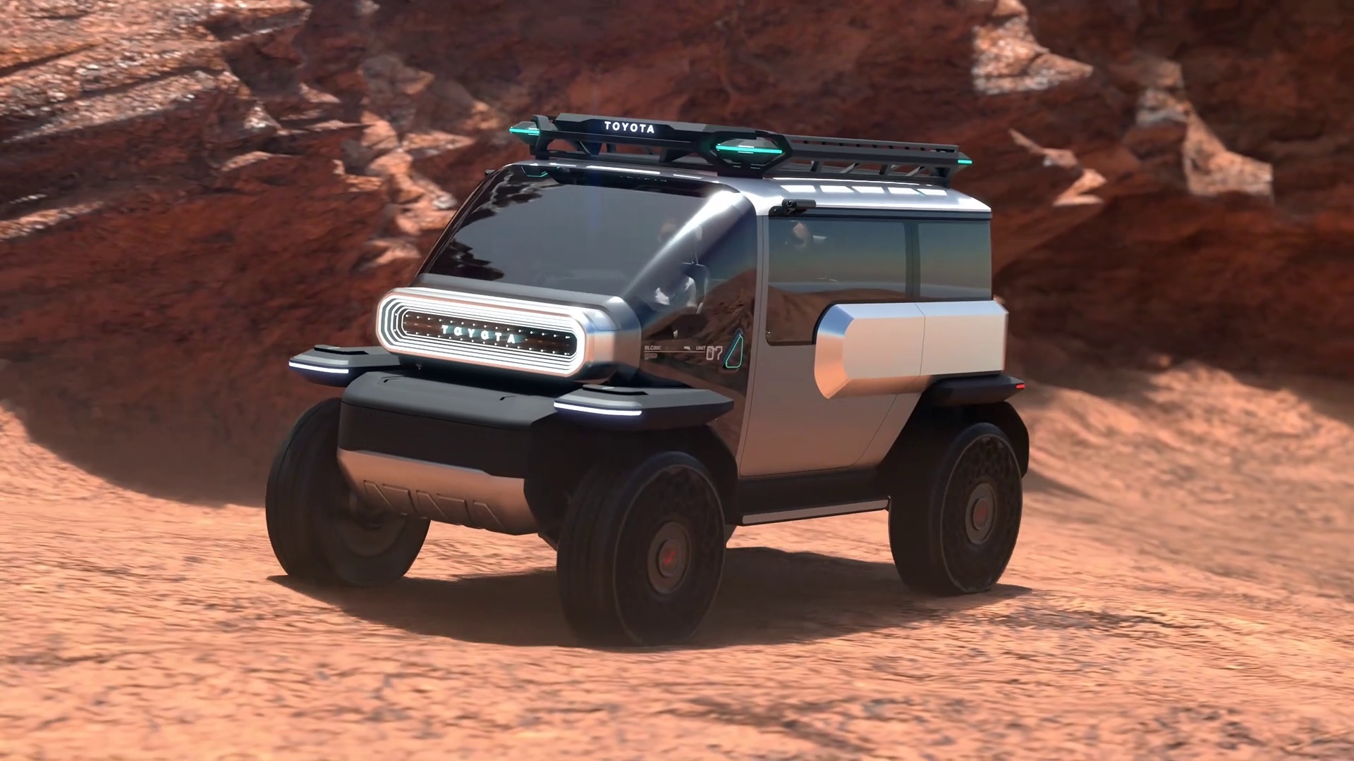 New Toyota Baby Lunar Cruiser EV Concept Introduced.