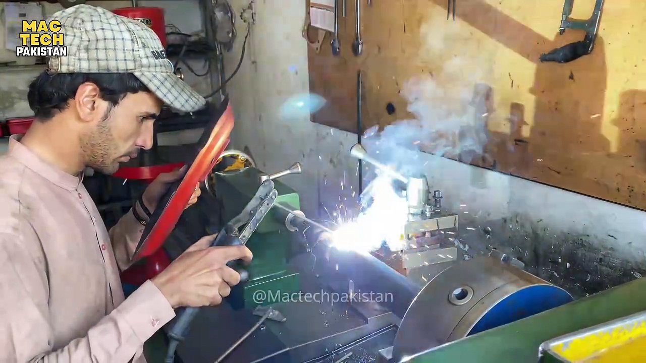 Turning an Old Pipe into a Functional Shaft | DIY Transformation | Mactech Pakistan
